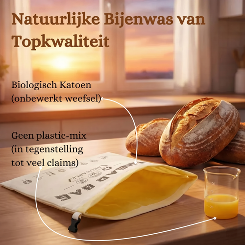 'Bread Barn' Biologische Broodzak van Bijenwas