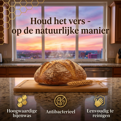 'Bread Barn' Biologische Broodzak van Bijenwas