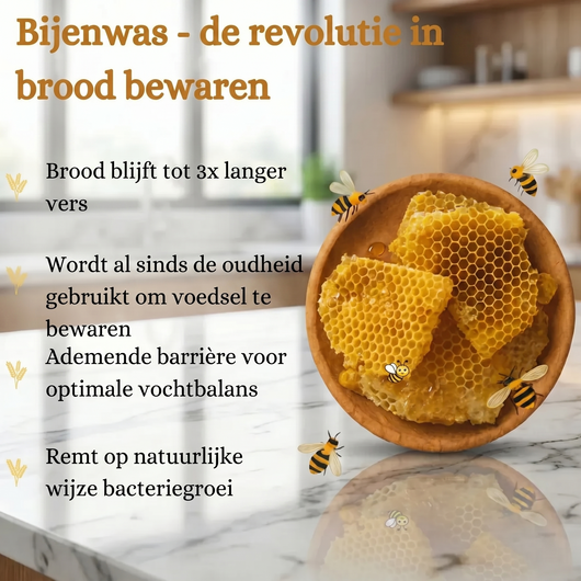 'Bread Barn' Biologische Broodzak van Bijenwas