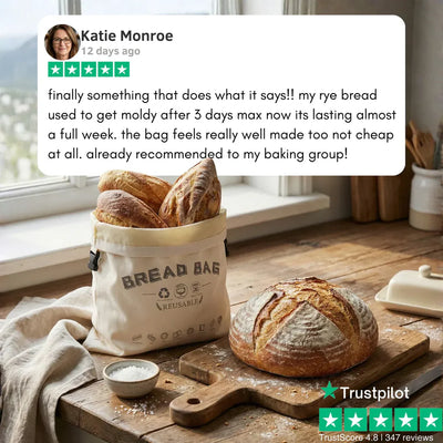 'Bread Barn' Organic Beeswax Bread Bag