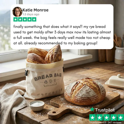 'Bread Barn' Organic Beeswax Bread Bag