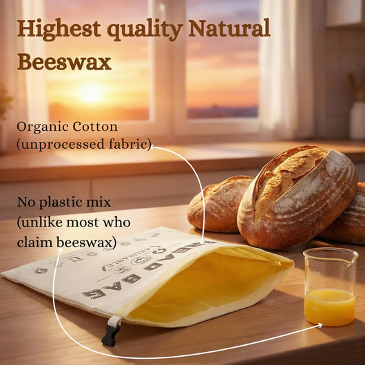 'Bread Barn' Organic Beeswax Bread Bag