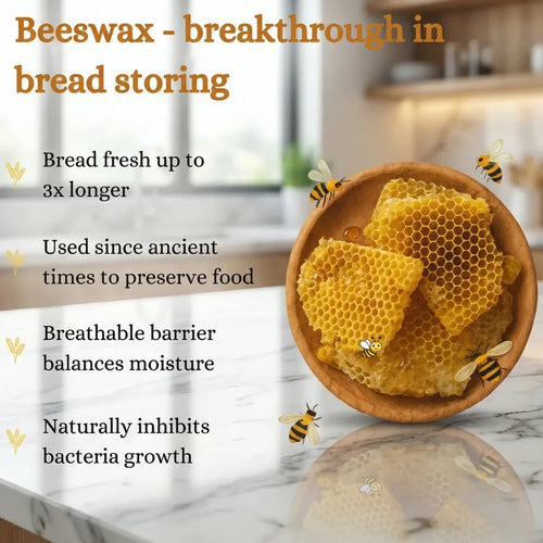 'Bread Barn' Organic Beeswax Bread Bag
